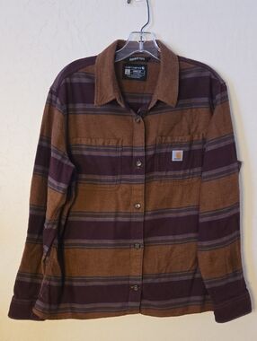 Carhartt Rugged Flex Loose Fit Flannel Work Shirt